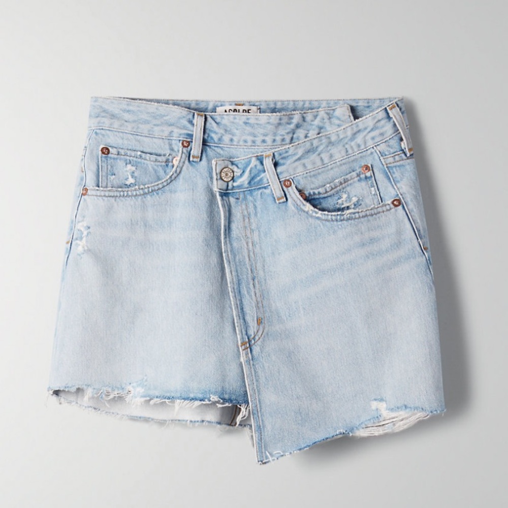 AGOLDE - criss cross skirt